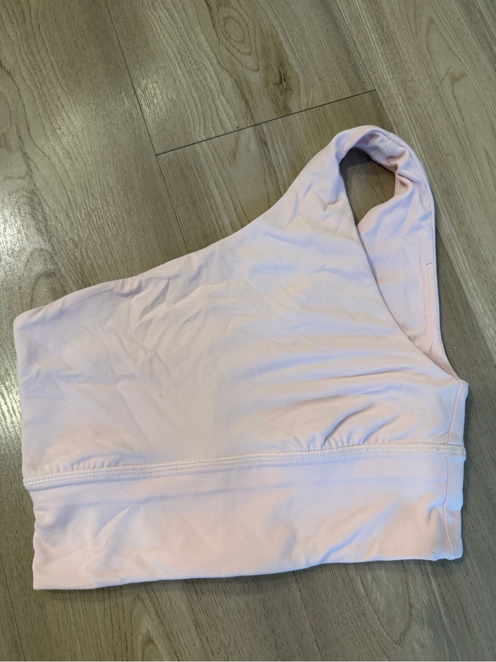 lululemon athletica Light Pink One-Shoulder Sports Bra